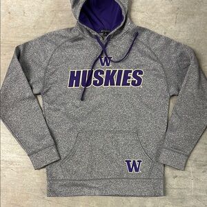 Gray Huskies Men's Hoodie